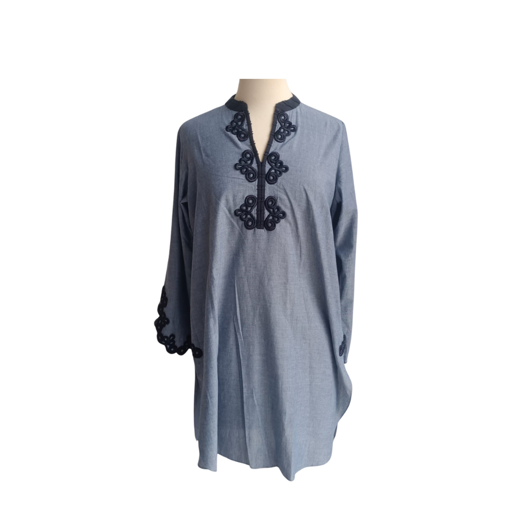 Riffat Aliani Light Blue Embroidered Co-ord Set Co-ord Set | Gently Used |