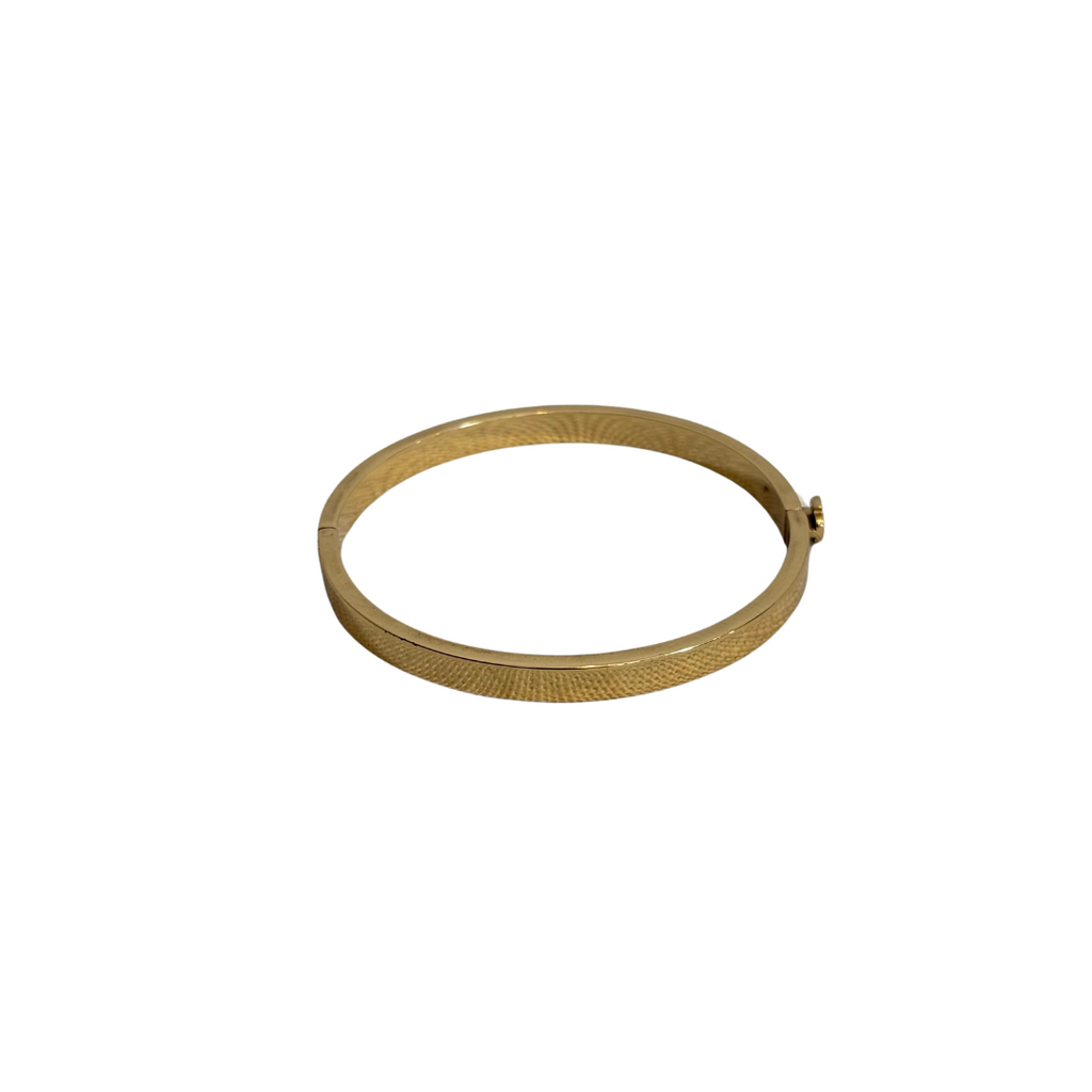 Kate Spade Gold Thin Metal Bangle | Pre Loved |