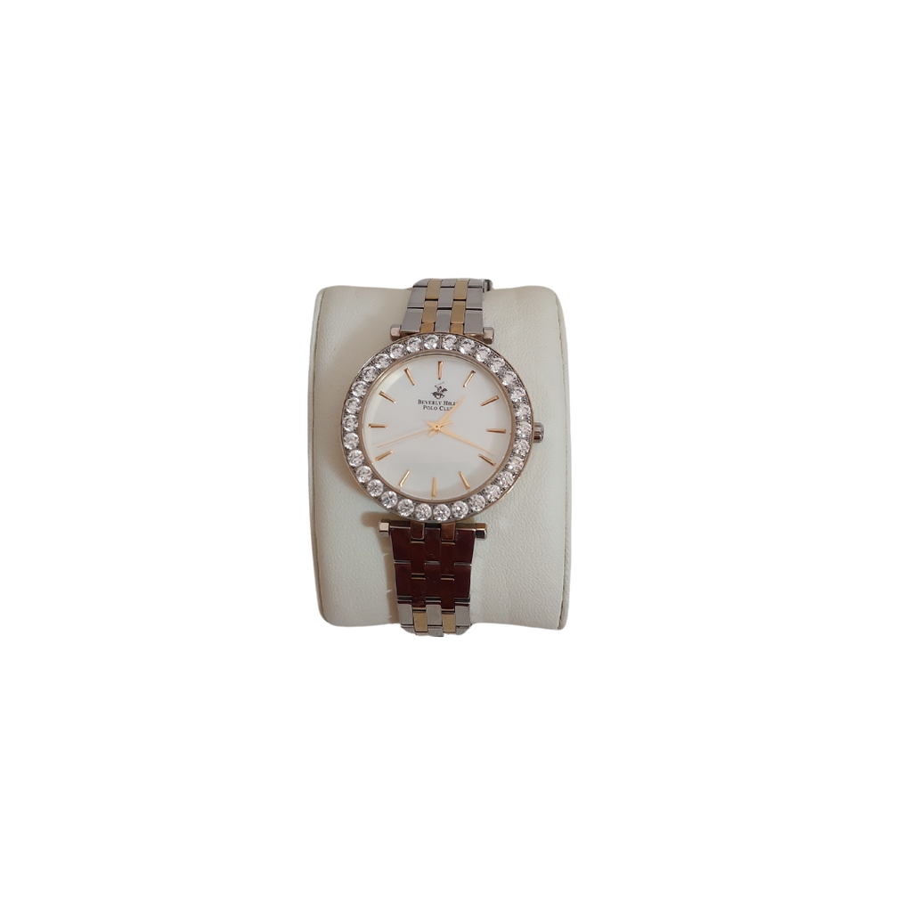 Beverly Hills Polo Club Women's White MOP Dial Analog Watch | Pre Loved |