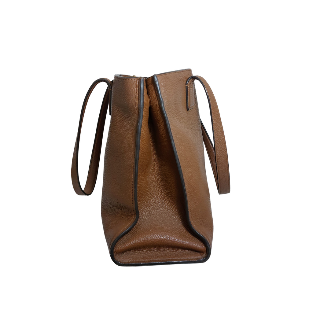 Tory Burch Tan Leather Large 'Thea' Tote Bag | Pre Loved |