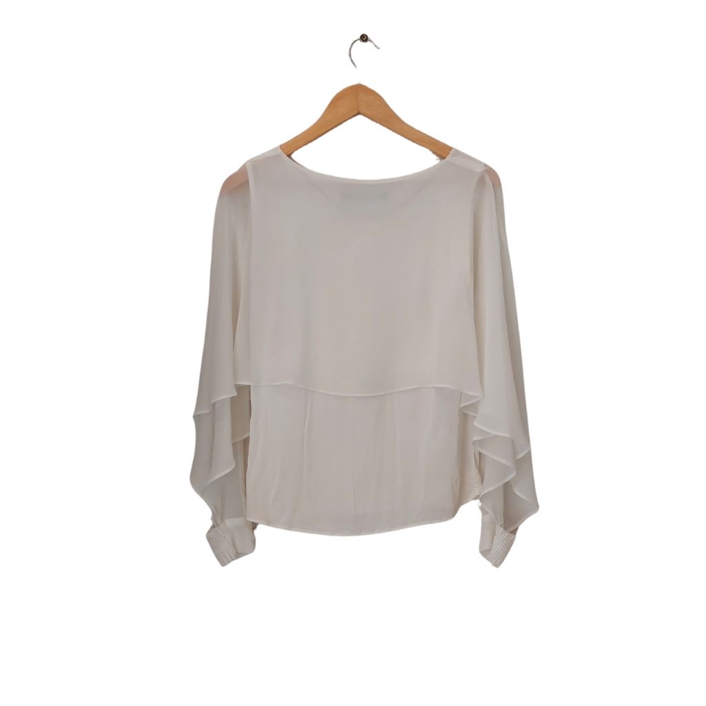 Zara White Layered Blouse | Gently Used |
