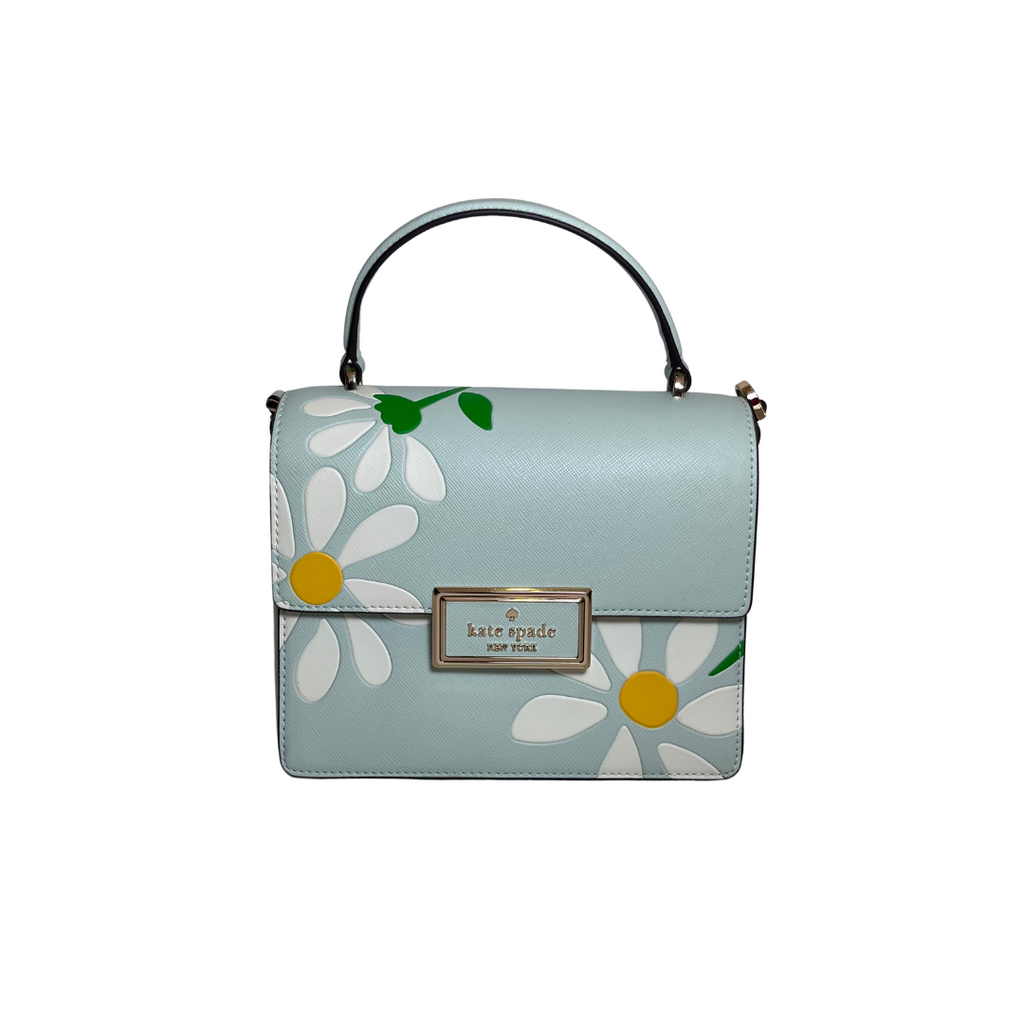 Kate Spade Crystal Blue Multi Reegan Day Tripper Top Handle Crossbody | Gently Used |