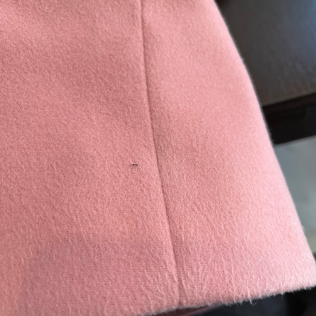 ZARA Pink Open Winter Coat | Pre Loved |