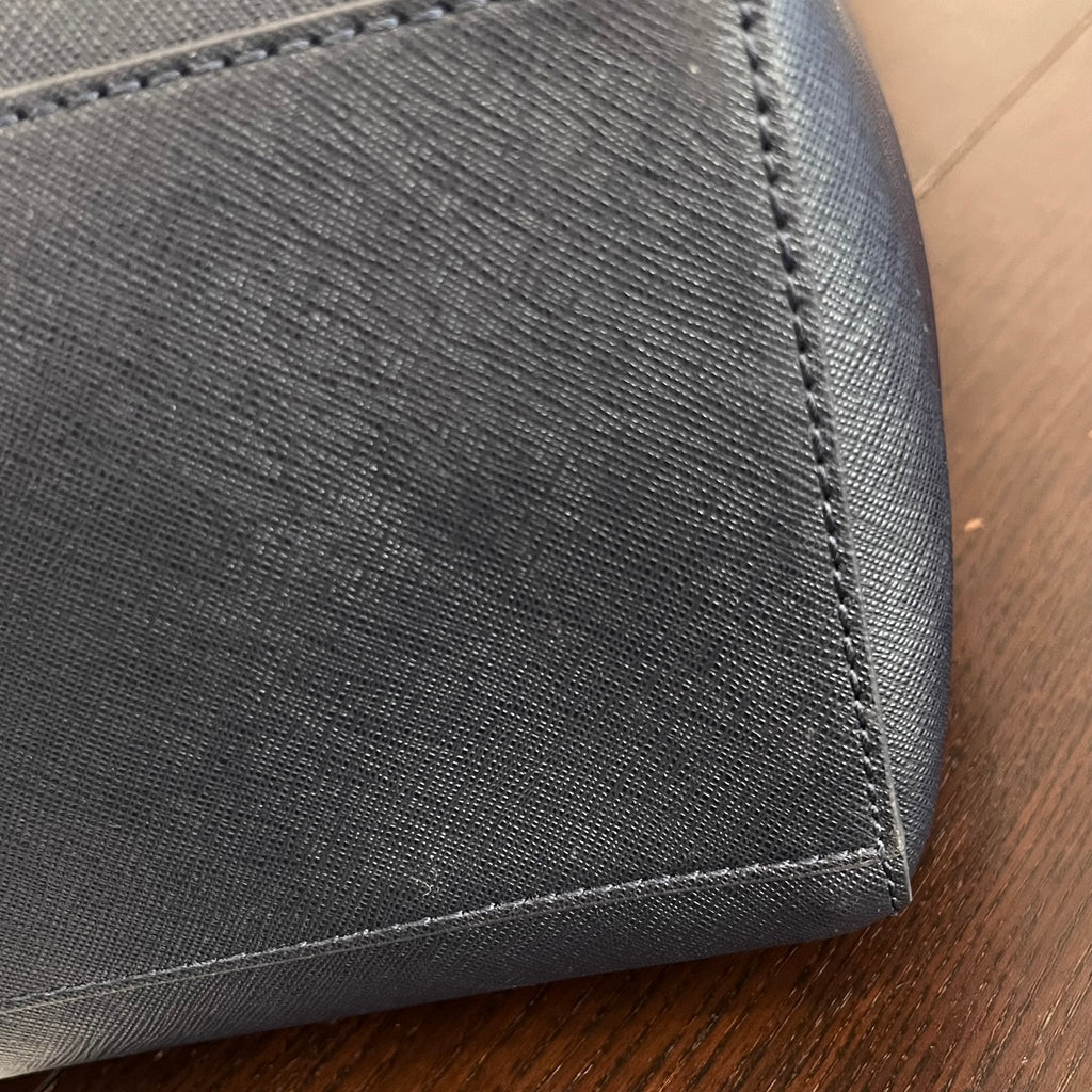 Tory Burch Navy Emerson Buckle Tote Bag | Gently Used |