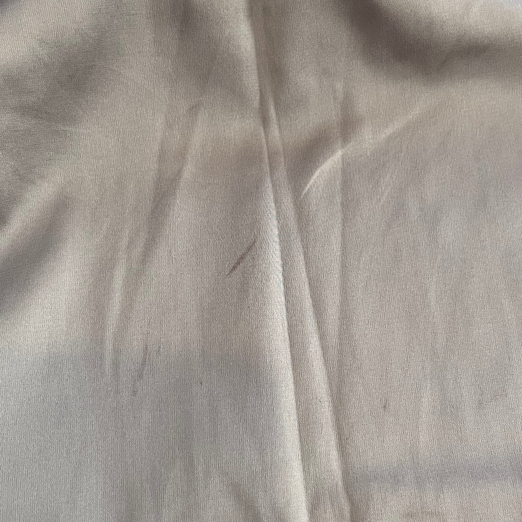 H&M Grey Satin Collared Top | Pre Loved |