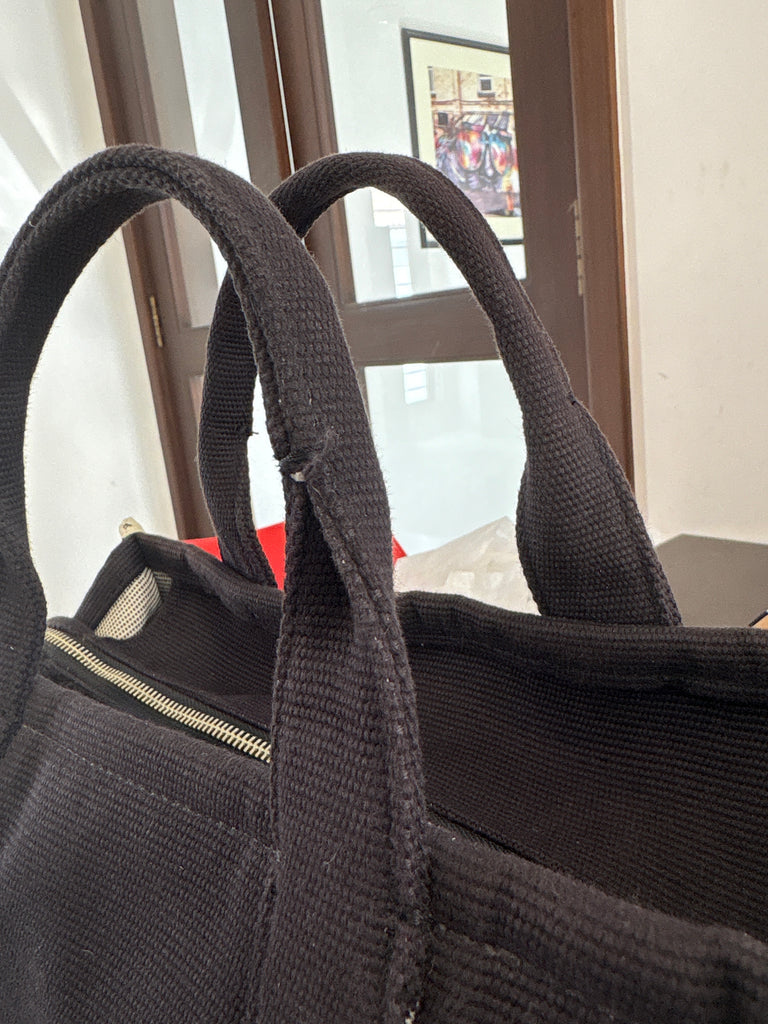 Marc Jacobs Black Canvas Tote Bag | Pre Loved |