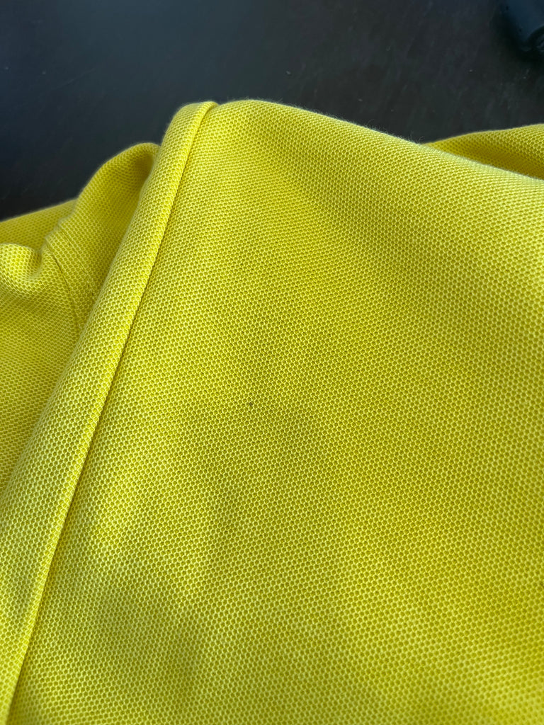 Bossini Men's Yellow Polo Shirt | Pre Loved |