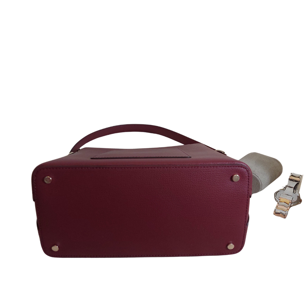 Kate Spade Burgundy Darcy Small Bucket Bag | Gently Used |