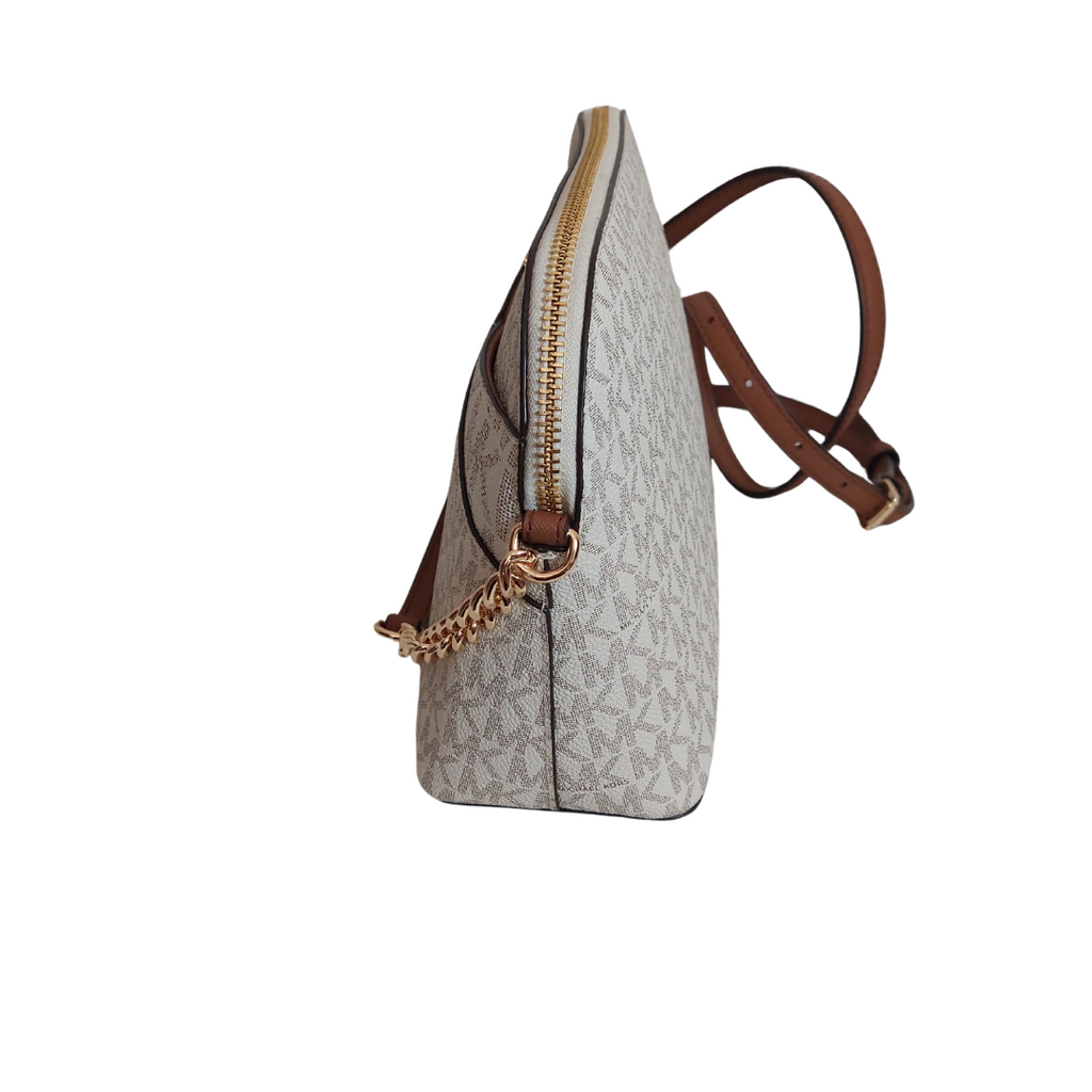 Michael Kors Vanilla Jet Set Medium Crossbody Bag | Brand New |