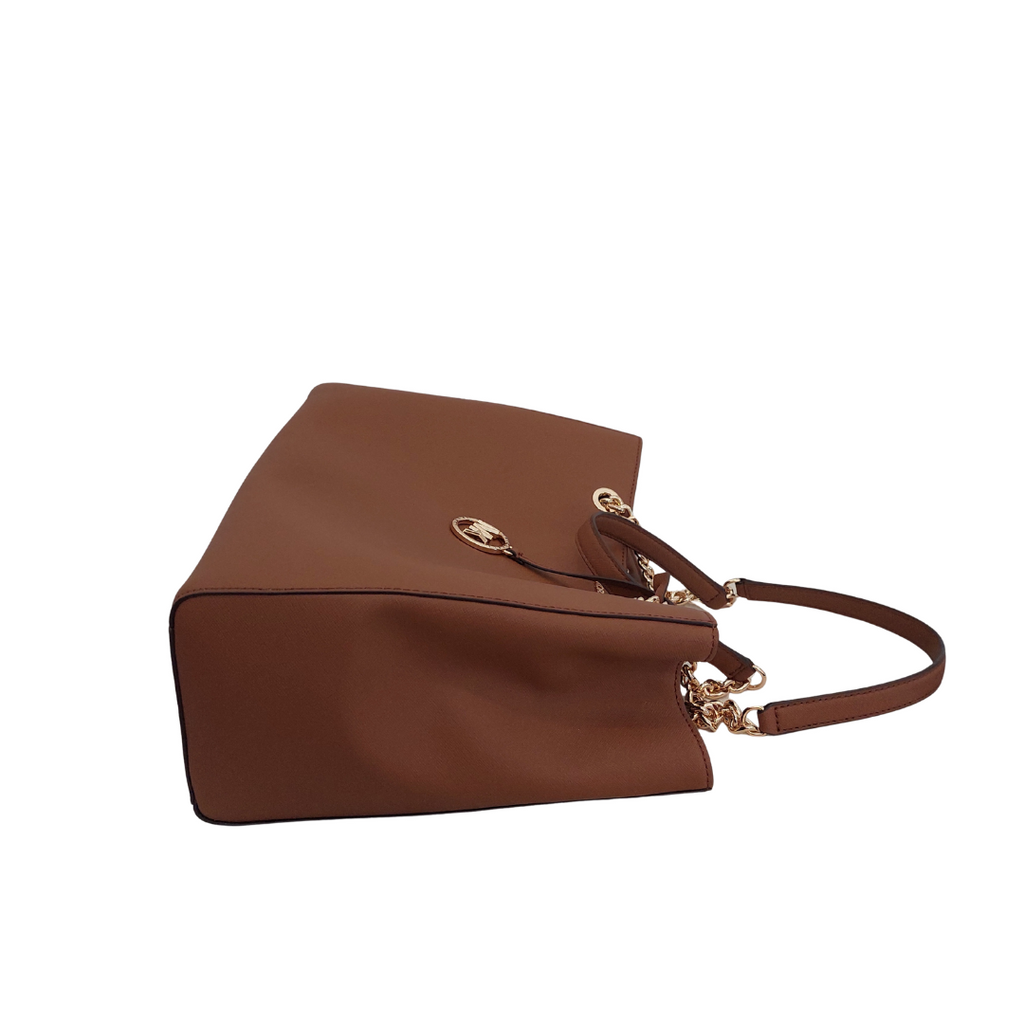 Michael Kors Brown Large Leather Shoulder Bag | Gently Used |