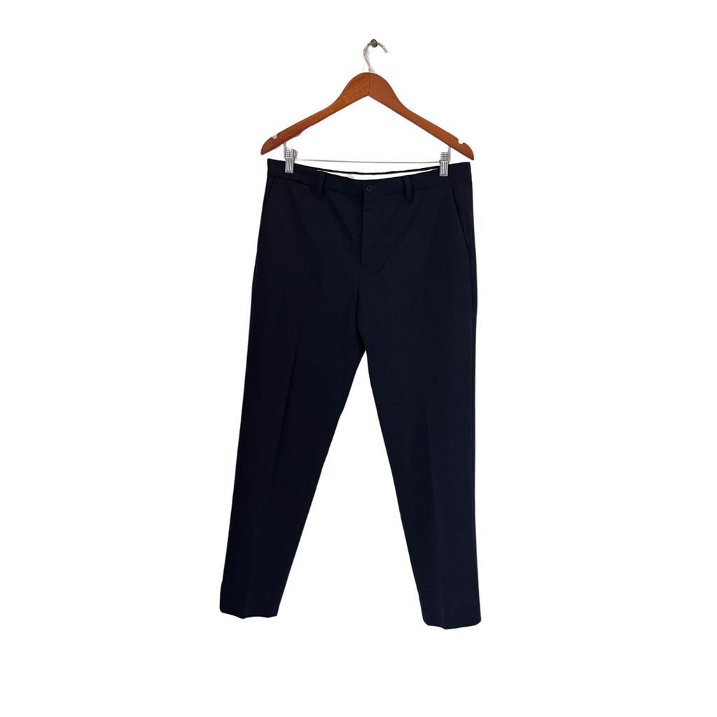 ZARA Men's Navy Stretch Chino Pants | Gently Used |