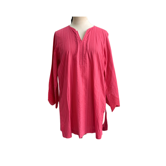 Uzma Sattar Fuchsia Pink Embroidered Outfit (2 Piece) | Gently Used |