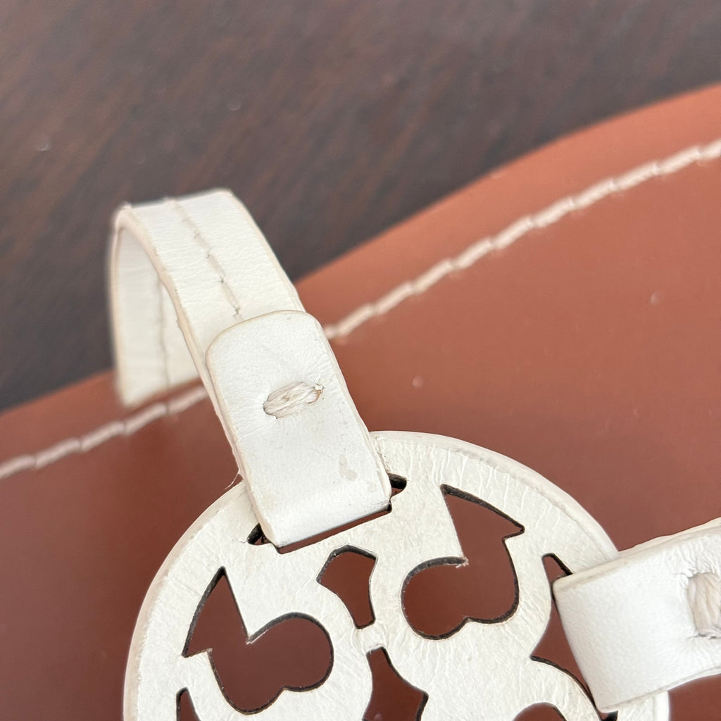 Tory Burch Ivory Gabriel Thong  | Pre Loved |