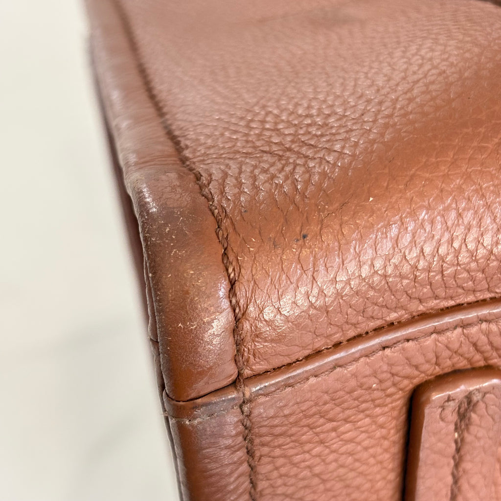 Marc Jacobs Tan Medium Leather Tote Bag | Pre Loved |