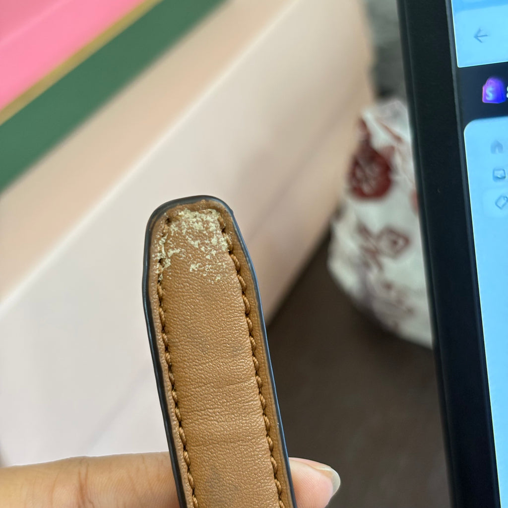 Michael Kors Vanilla Lillie Large Messenger Handbag | Pre Loved |