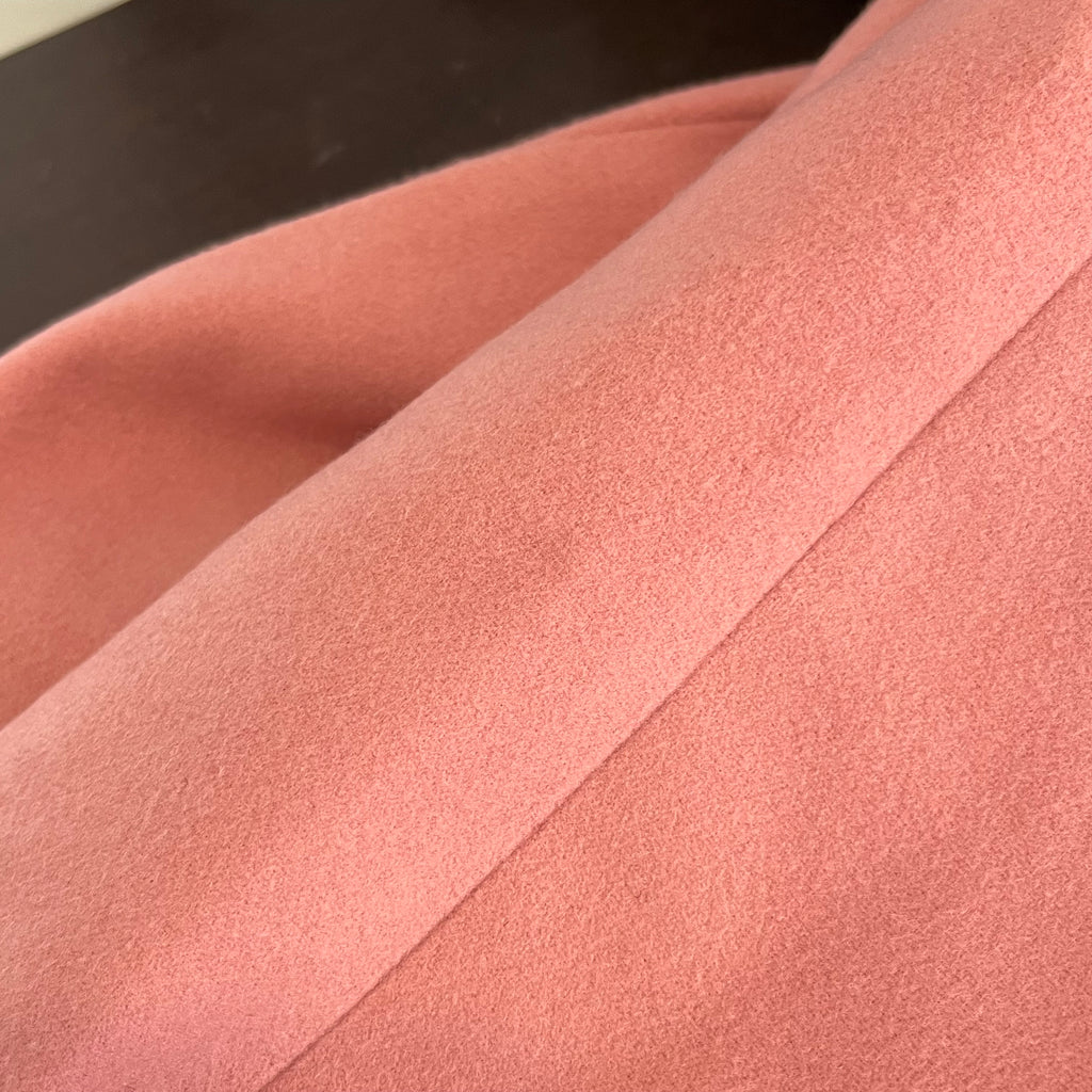 ZARA Pink Open Winter Coat | Pre Loved |