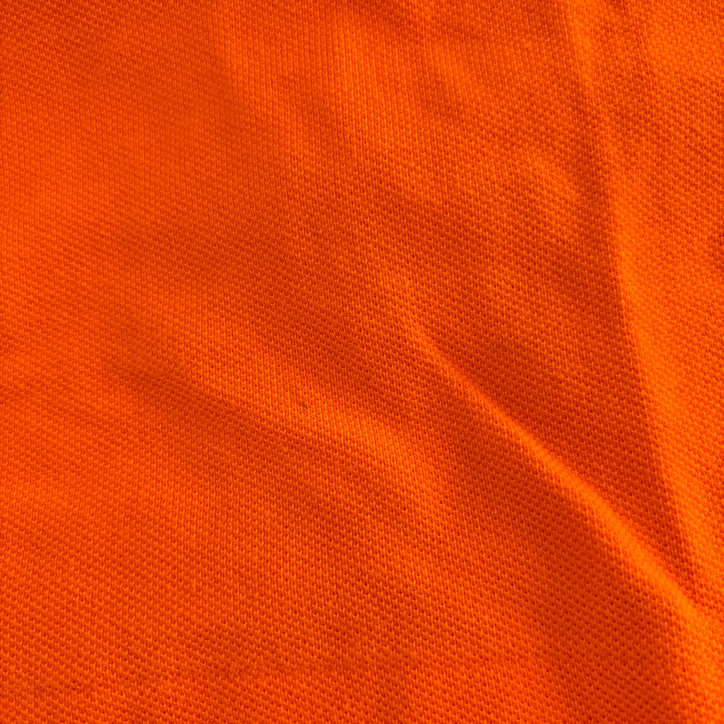 Ralph Lauren Orange & Pink Skinny Polo Shirt | Pre Loved |