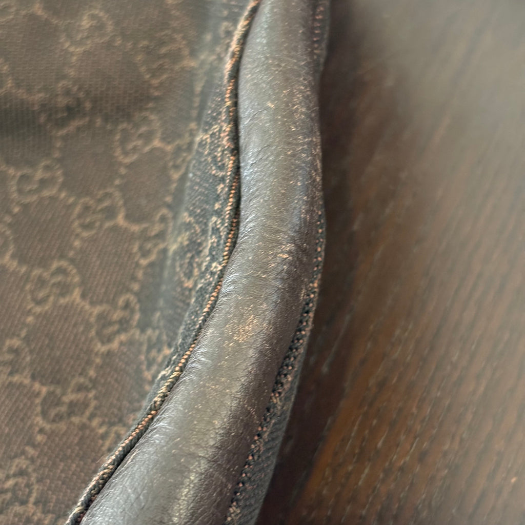 Gucci Brown GG Canvas Medium Hobo Bag | Pre Loved |