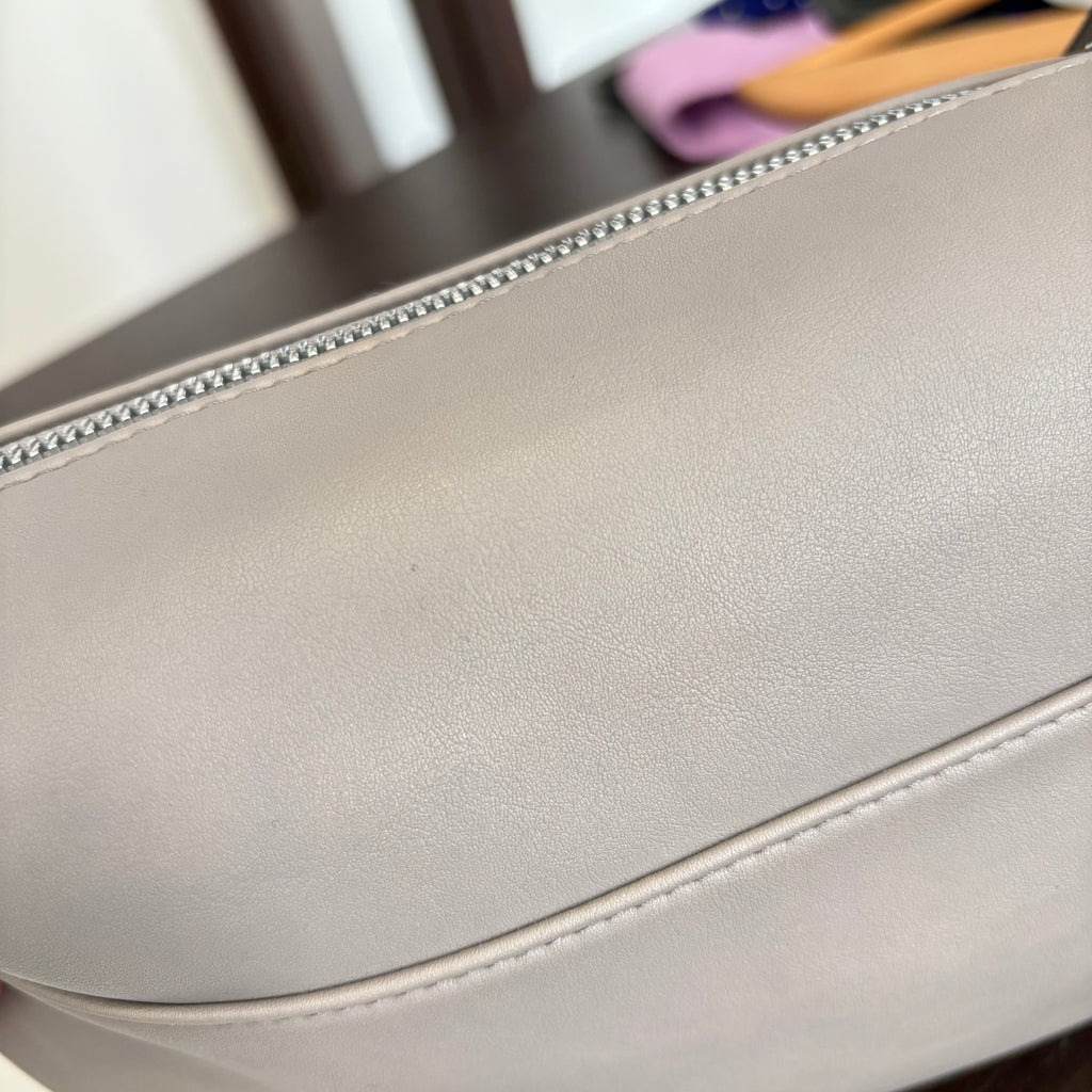 Nine West Grey Fold Over Crossbody Bag | Gently Used |