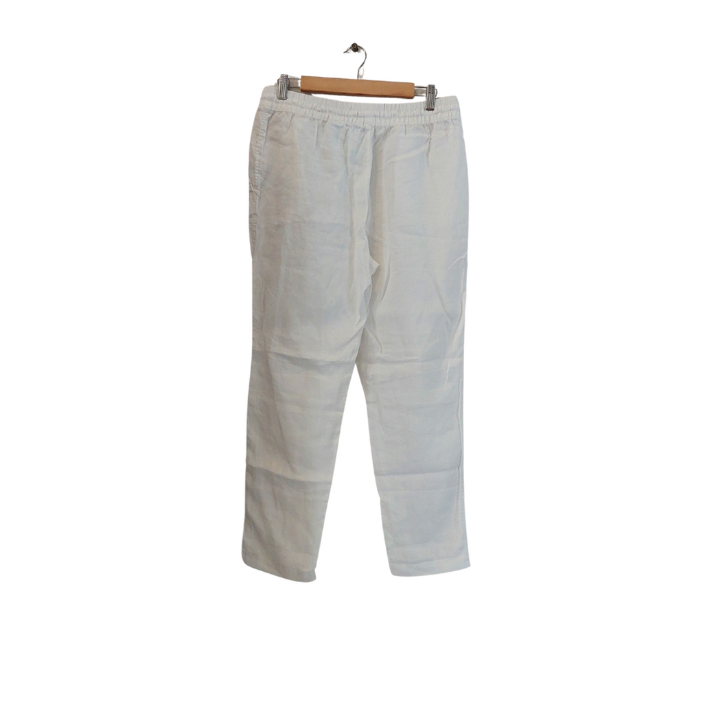 H&M White 100% Linen Pants | Brand New |