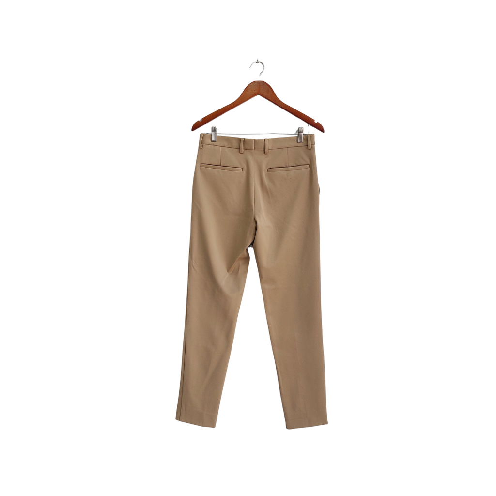 Zara Men's Beige Straight Leg Pants | Pre Loved |