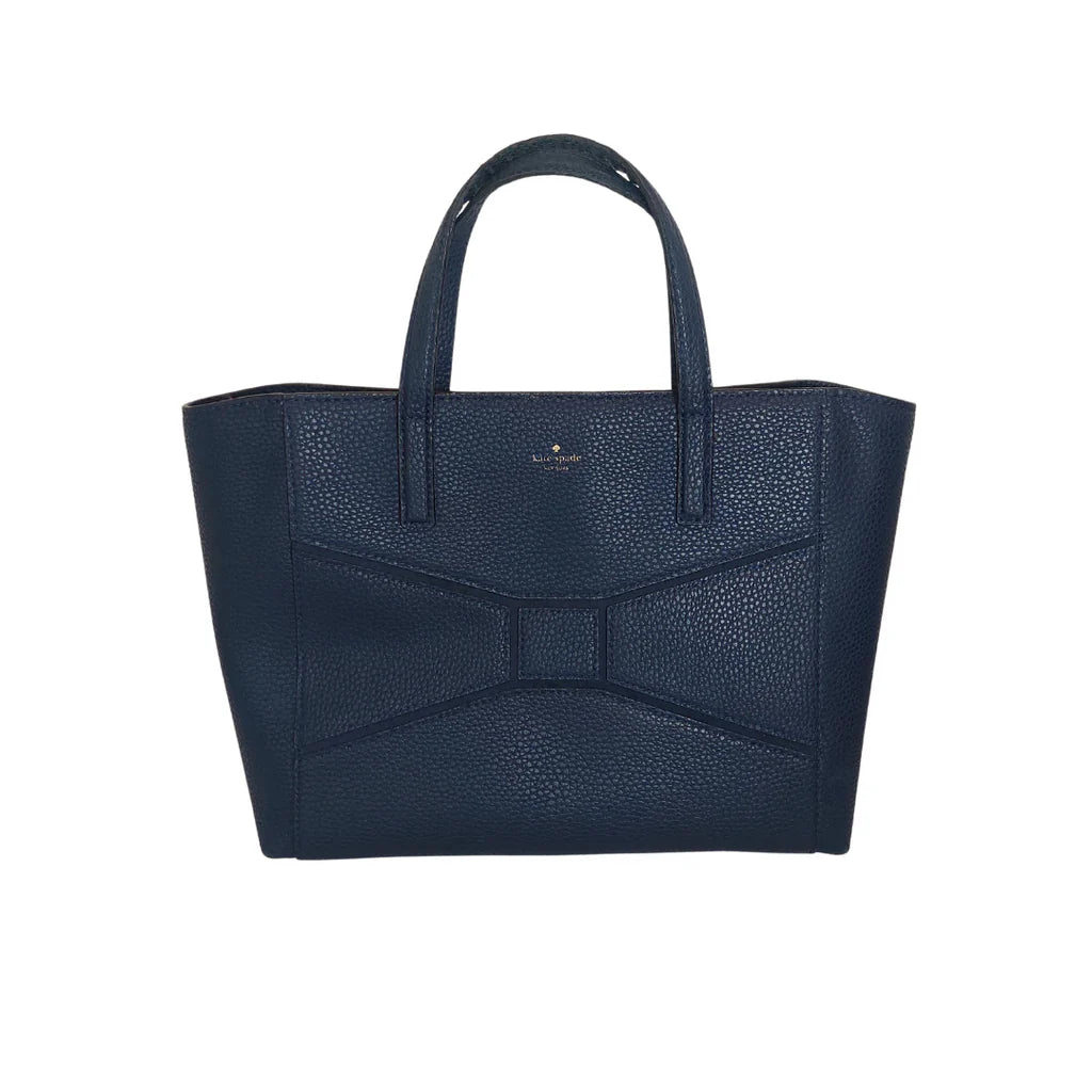 Kate Spade Navy Bridge Francisca Bow Leather Tote | Pre Loved |