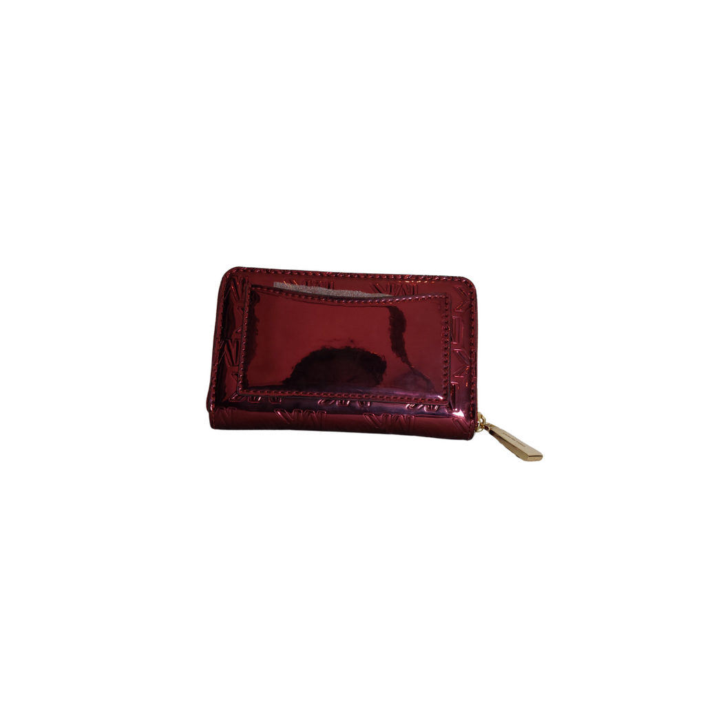 Michael Kors Deep Red Jet Set Small Zip Around Card Case | Brand New |