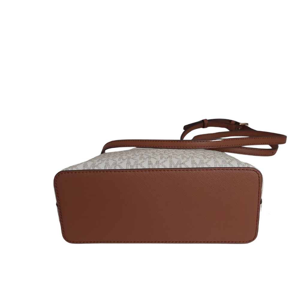 Michael Kors Vanilla Jet Set Medium Crossbody Bag | Brand New |