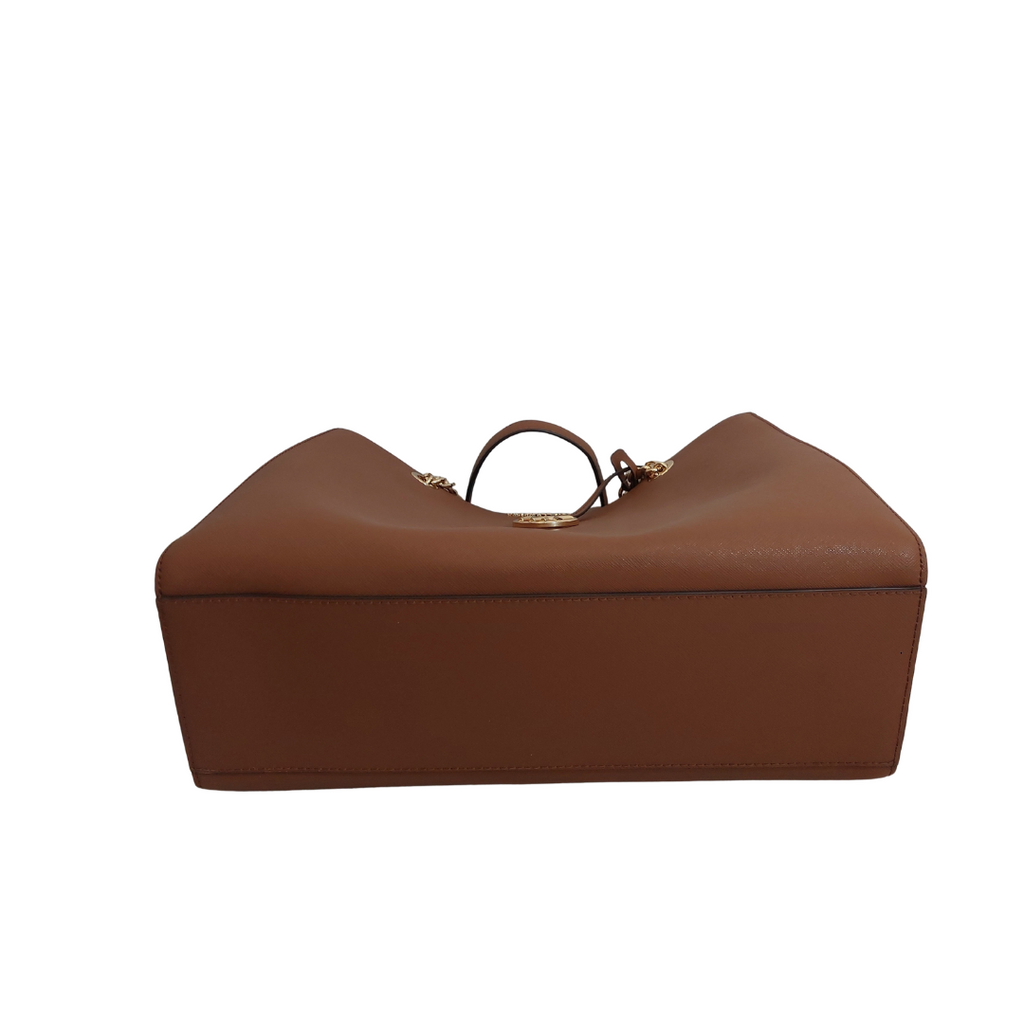 Michael Kors Brown Large Leather Shoulder Bag | Gently Used |