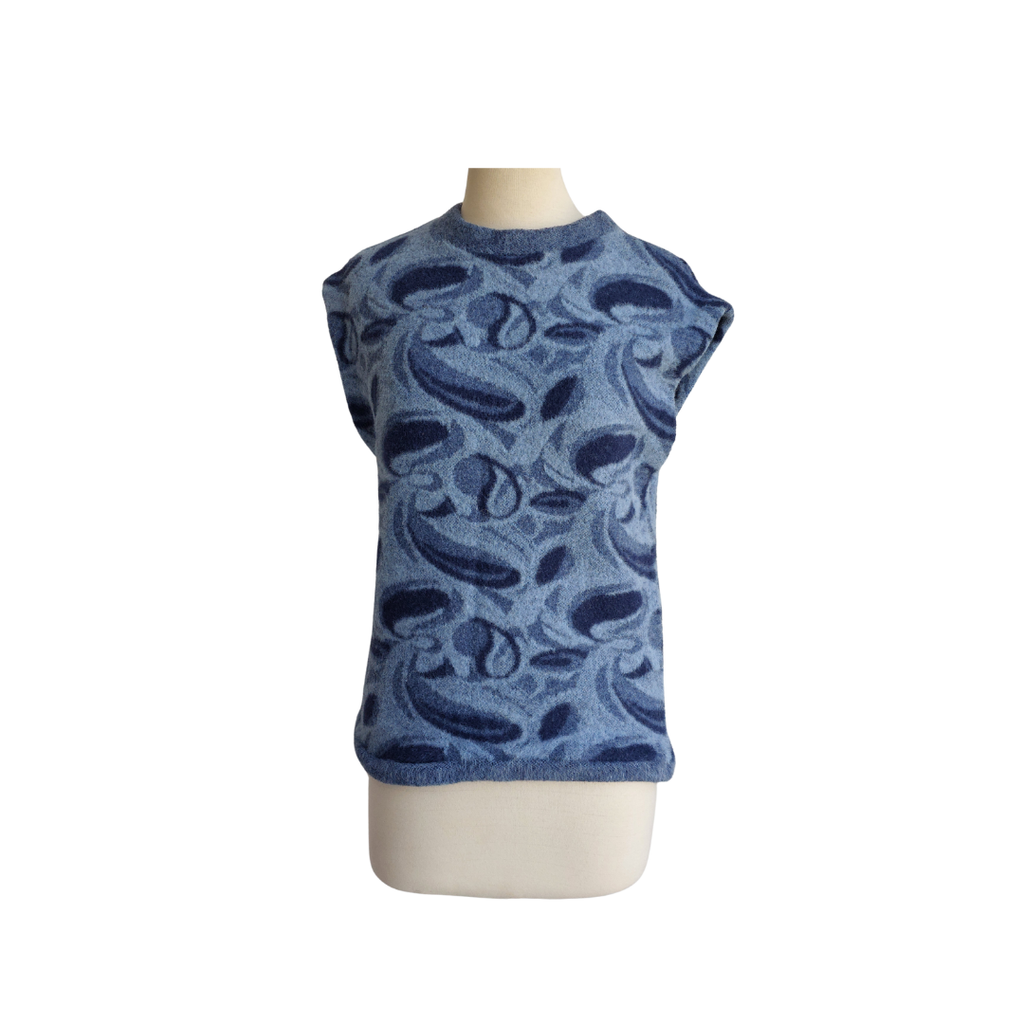 ZARA Blue Two-Toned Paisley Print Co-ord Set | Pre Loved |