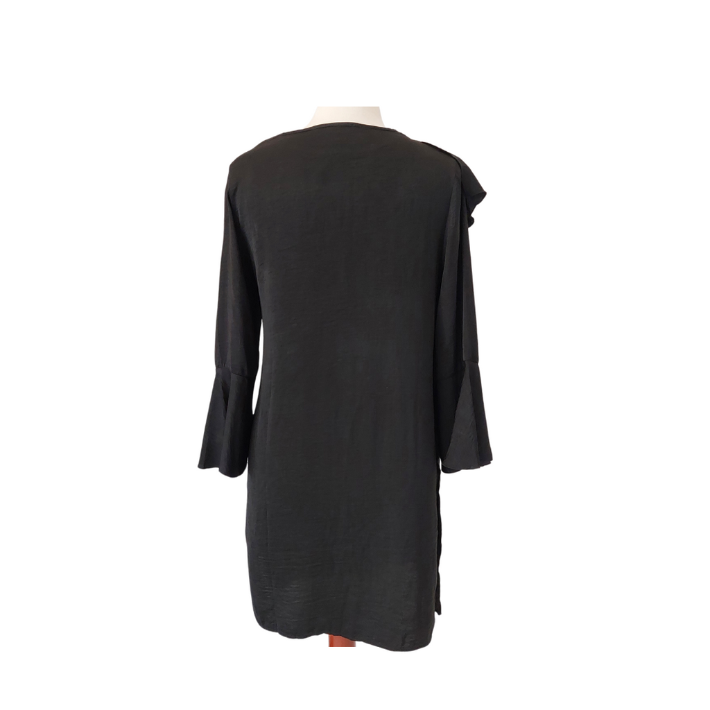 Amisu Black Ruffled Tunic | Gently Used |