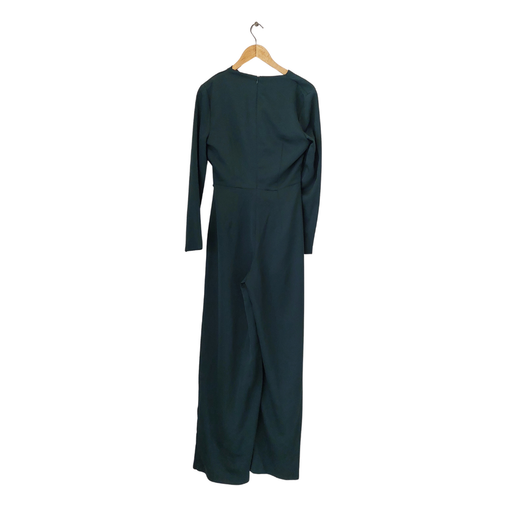 ZARA Emerald Green Cowl Neck Jumpsuit | Brand New |