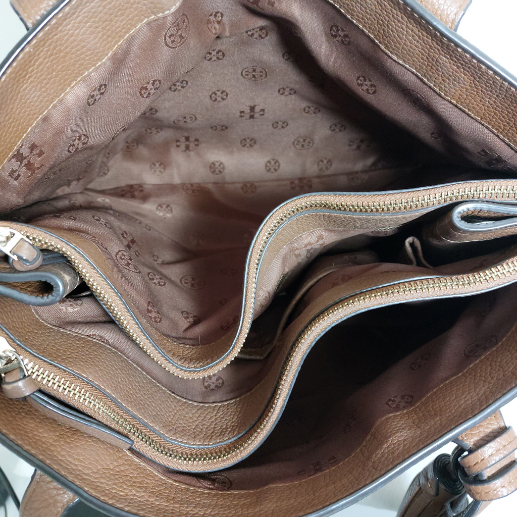 Tory Burch Tan Leather Large 'Thea' Tote Bag | Pre Loved |