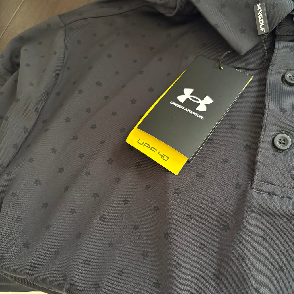 Under Armour Men's Black Activewear Polo Shirt | Brand New |