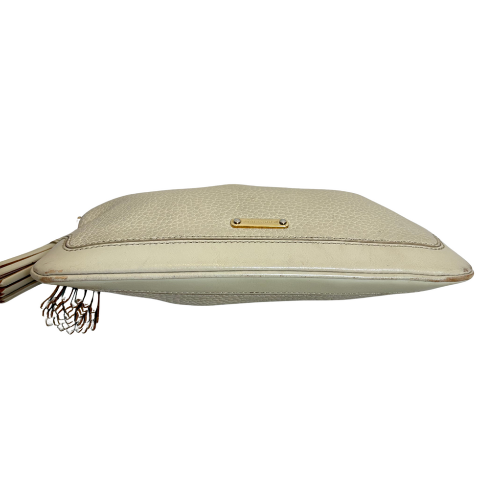 Burberry Beige Leather Crossbody Bag | Pre Loved |