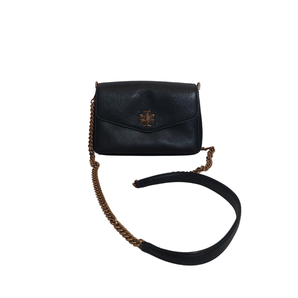 Tory Burch Black Kira Mixed Material Mini Bag | Pre Loved |