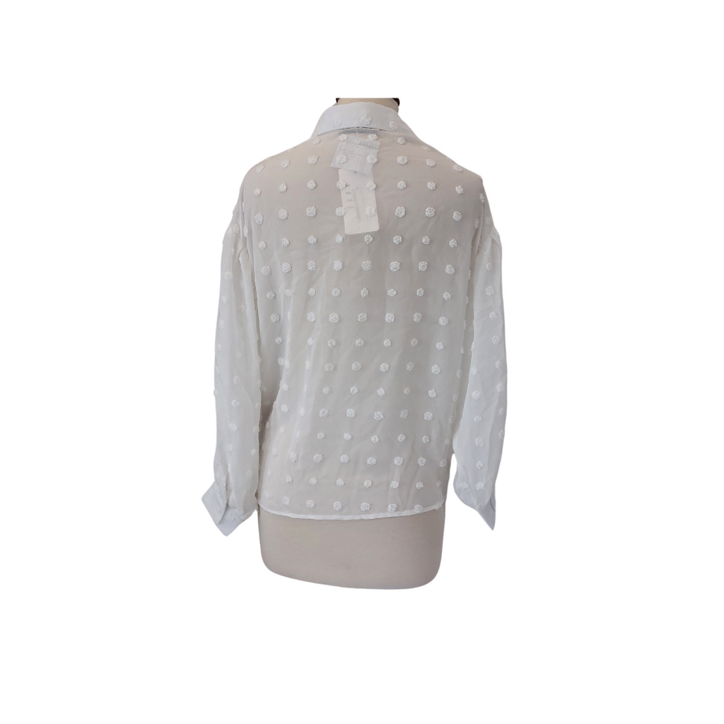 LUC-CE White Collared Shirt | Brand New |