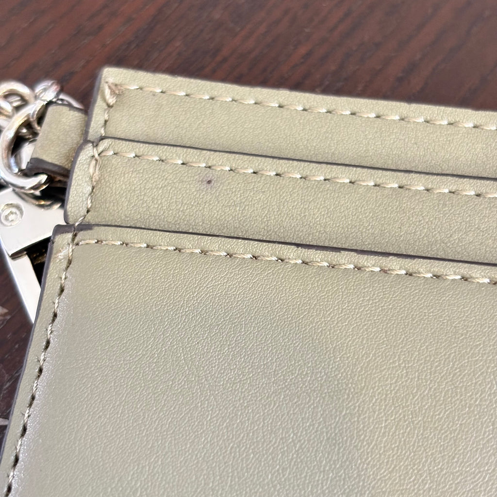 Nine West Leatherette Green Card Holder | Gently Used |