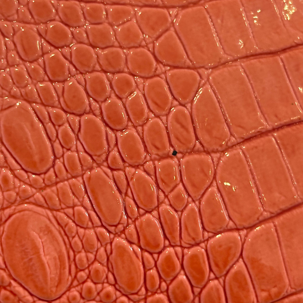 Nine West Orange Patent Leatherette Crossbody Bag | Pre Loved |