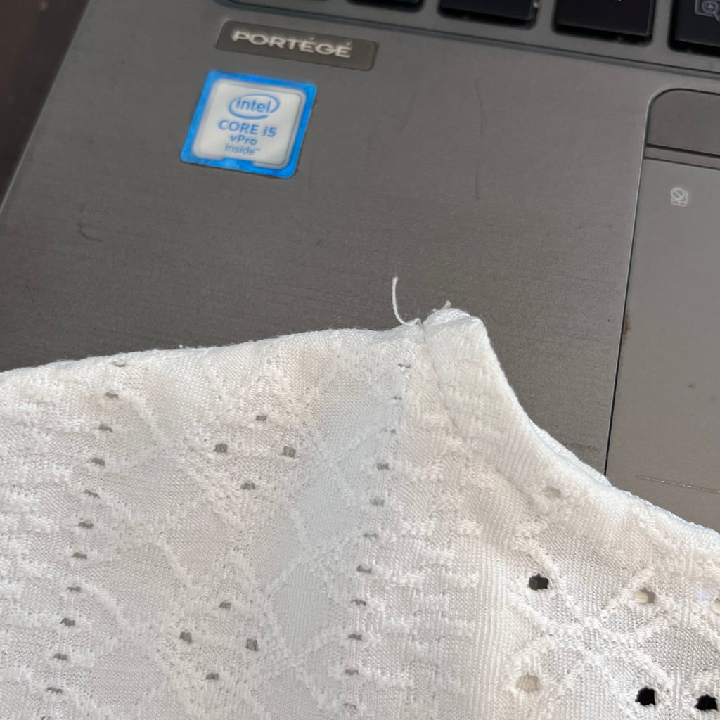 New Look White Short Puff Sleeves Peplum Chicken Blouse | Gently Used |