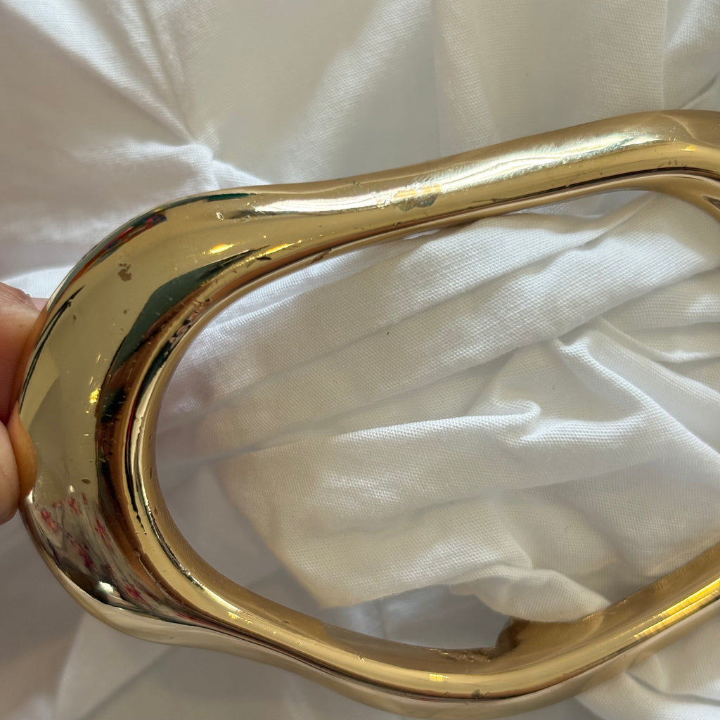 Zara White High-Neck Front Knot Top | Gently Used |