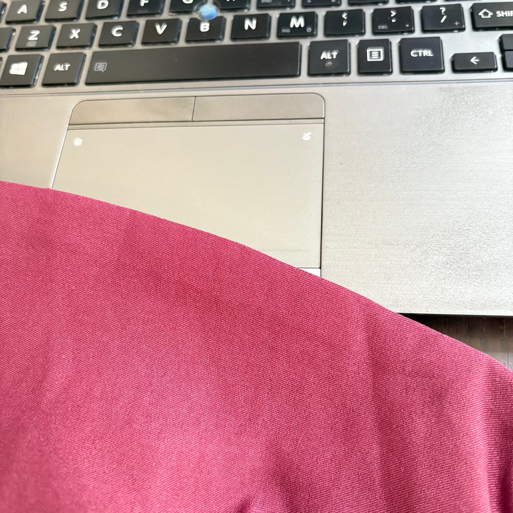 Zara Maroon Asymmetrical Strapless Top | Gently Used |