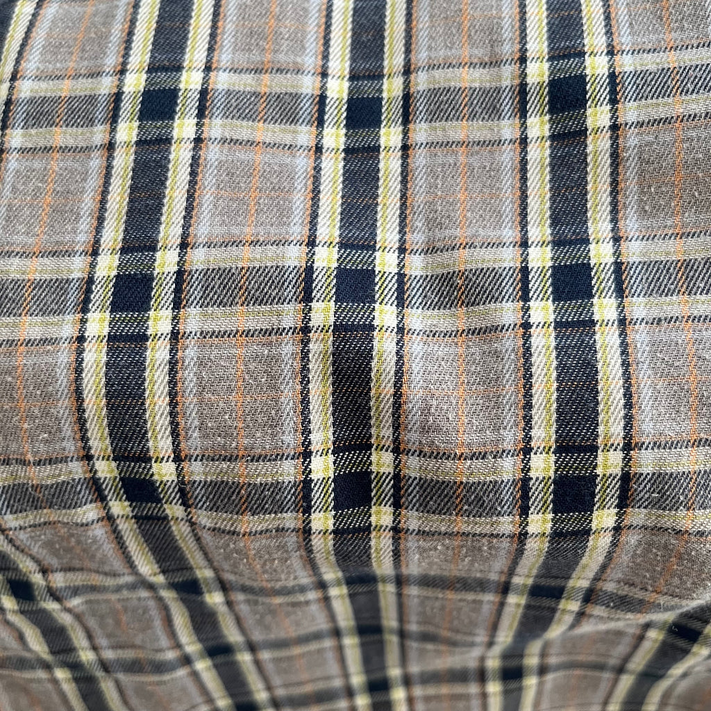 Black Brown Grey Checked Flannel Shirt | Gently Used |