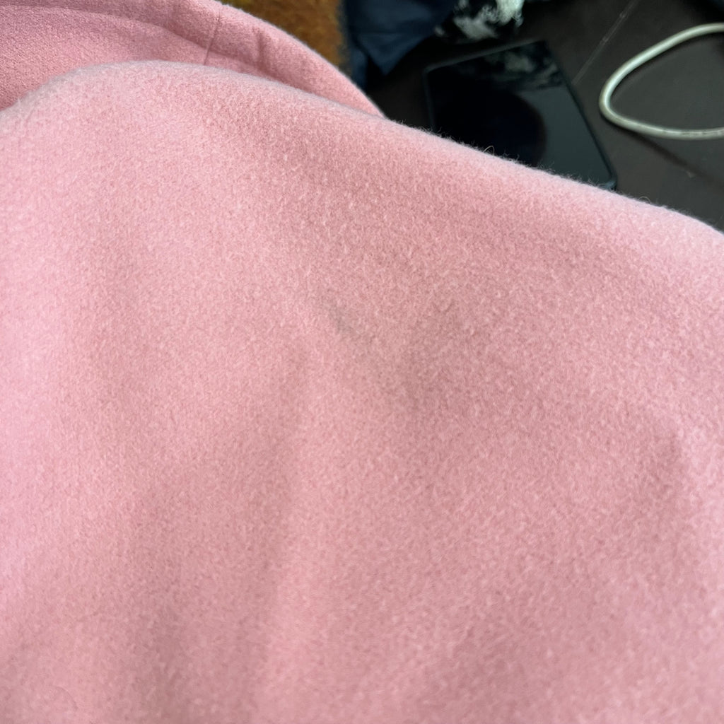 ZARA Pink Open Winter Coat | Pre Loved |