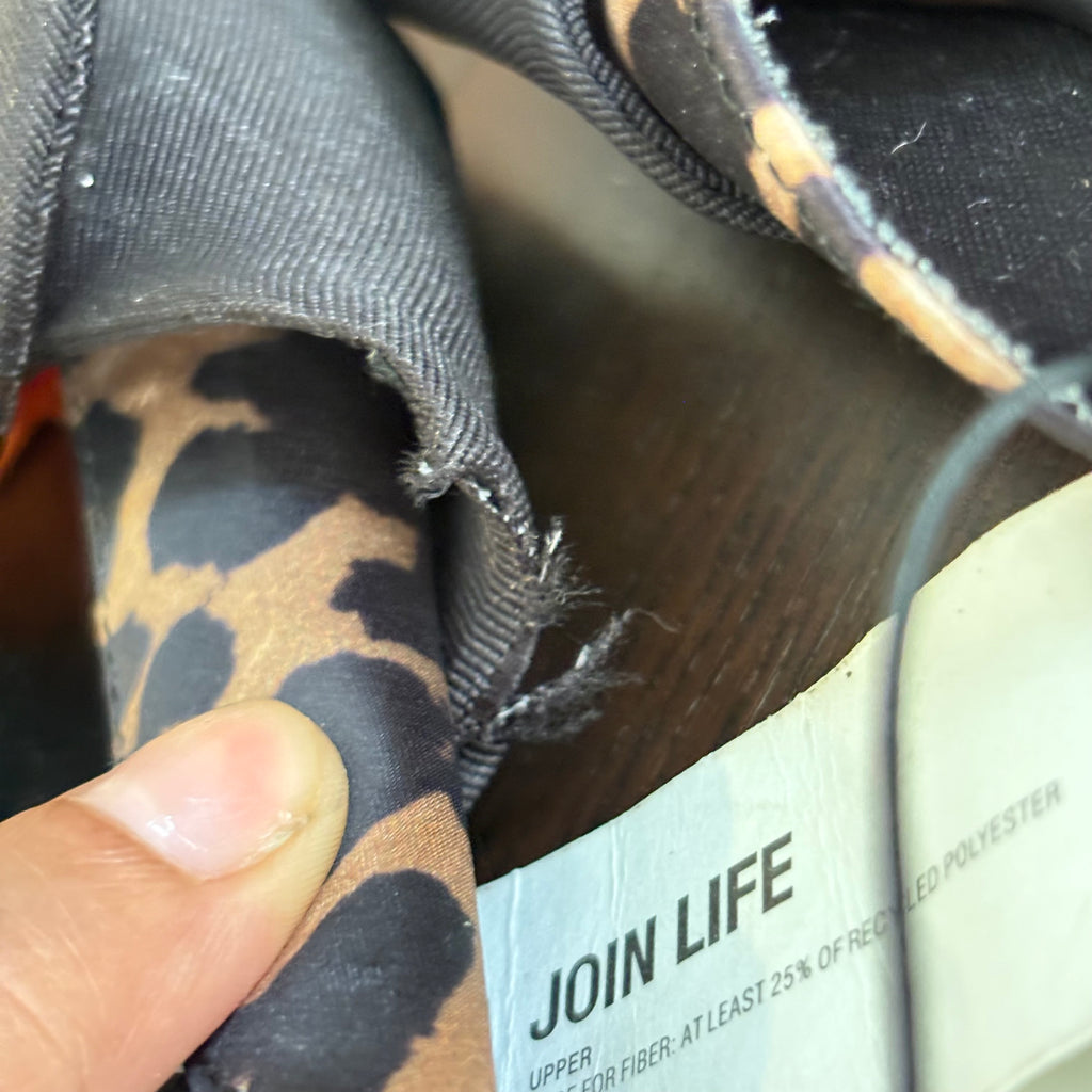 ZARA Leopard Print Bow Flat Mules | Brand New |