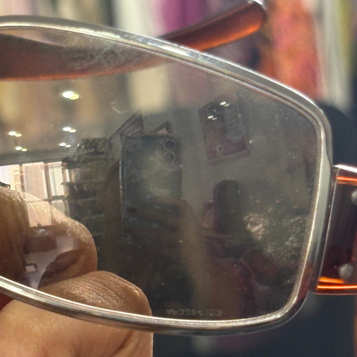 Prada Brown Shield Sport Logo Gradient Sunglasses | Pre Loved |