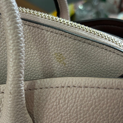 Kate Spade Pale Vellum Margaux Spade Stud Medium Satchel Bag | Pre Loved |