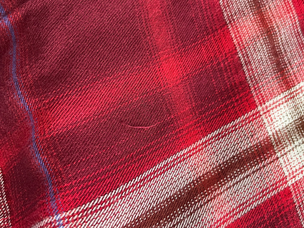 Mossimo Supply Co. Maroon Flannel Shirt