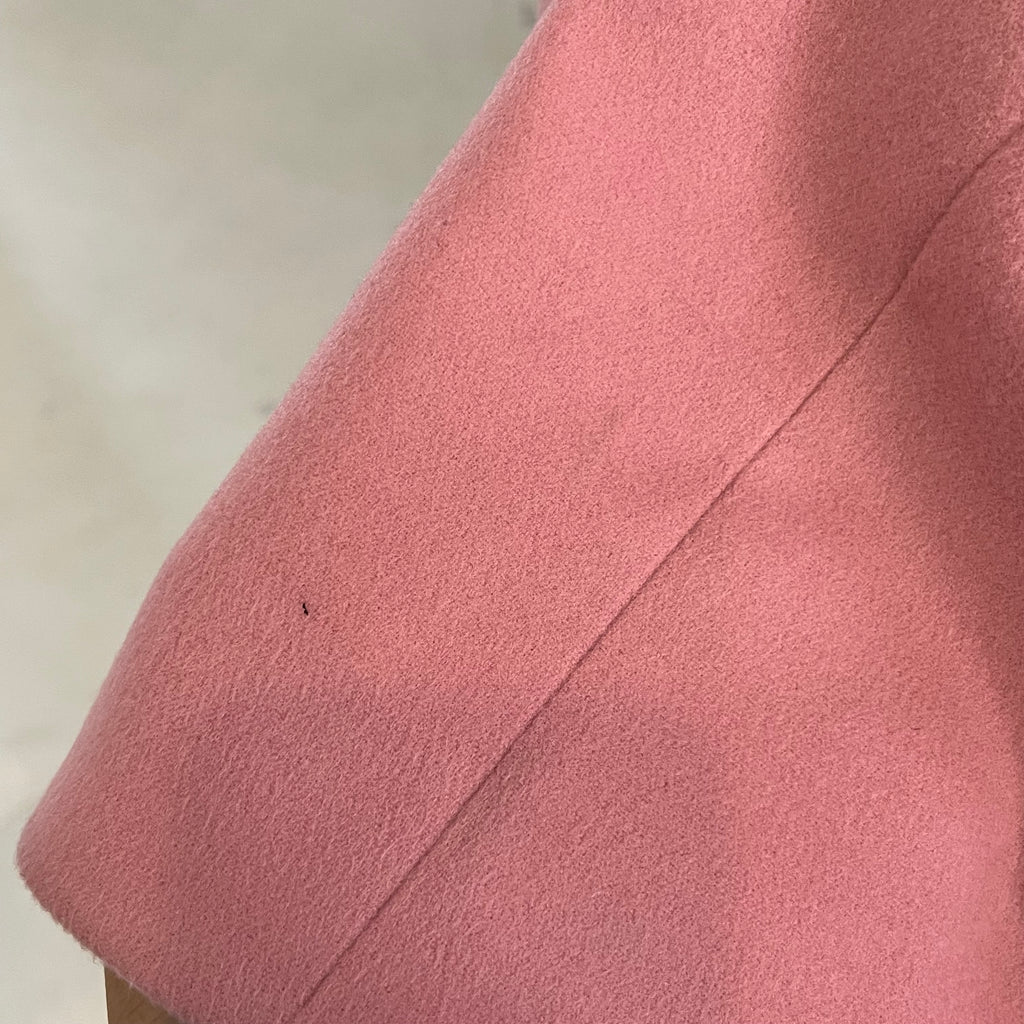 ZARA Pink Open Winter Coat | Pre Loved |