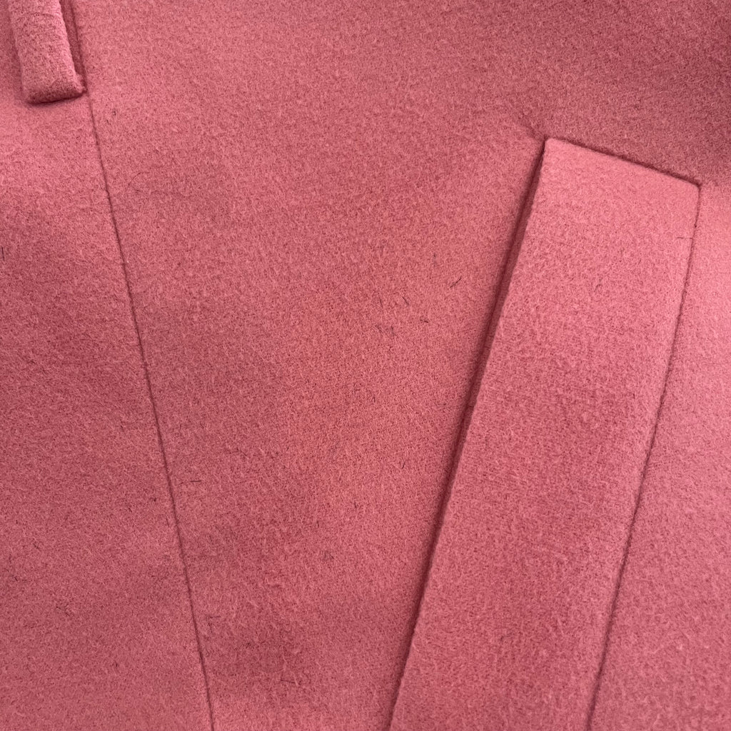 ZARA Pink Open Winter Coat | Pre Loved |